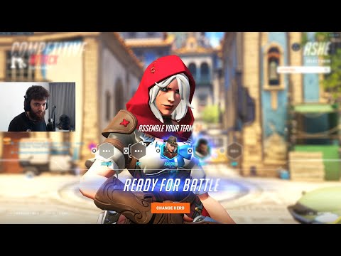 DAFRAN ASHE GAMEPLAY ON ESPERANCA! [ OVERWATCH 2 SEASON 6 TOP 500 ]