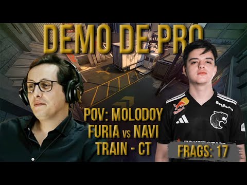 [PT] CS 2 -  zorlaK Analisa: PoV MOLODOY - FURIA vs NAVI - TRAIN (CT-SIDE) [Demo de Pro]
