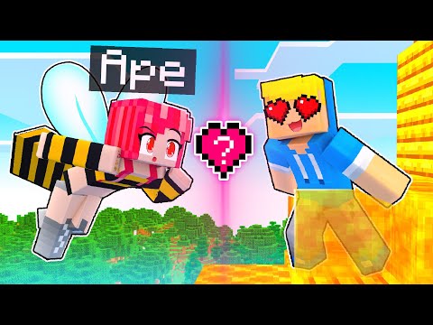 L'Amore PROIBITO Tra UMANO e APE Su Minecraft!