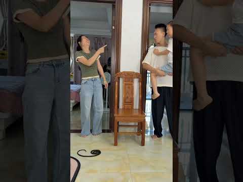 After mocking my daughter for being timid, I was actually startled myself