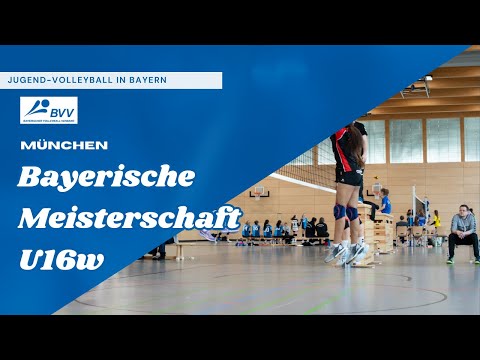 Feld 2 - So - U16w - Bayerische Volleyball-Jugendmeisterschaft weiblich in München - Sonntag