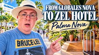 Globales Nova to ZEL Hotel Mallorca 🇪🇸 Palma Nova Morning Walking Tour