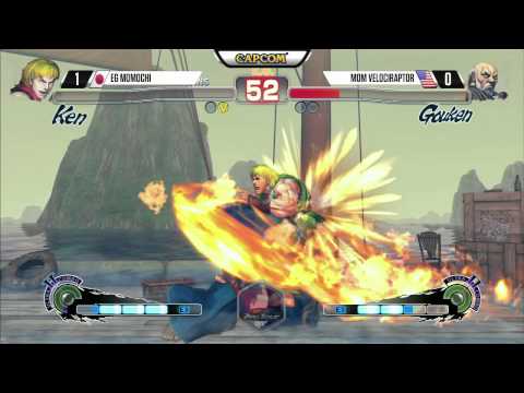 Momochi (Ken) vs Velociraptor (Gouken) - Final Round 18 USF4 - 720p 60fps