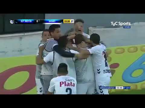 Gol de Miguel Caneo, victoria de Quilmes sobre Deportivo Riestra por 1 a 0