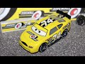 Mattel Disney Cars Slider Petrolski Sidewall Shine 74 Piston Cup Racer Thailand Variant