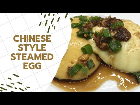Chinese Style Steamed Egg | Easy Recipe | Kitchen Journey | JS World Studio