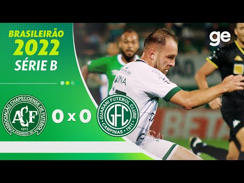 Gols e lances de Chapecoense x Guarani