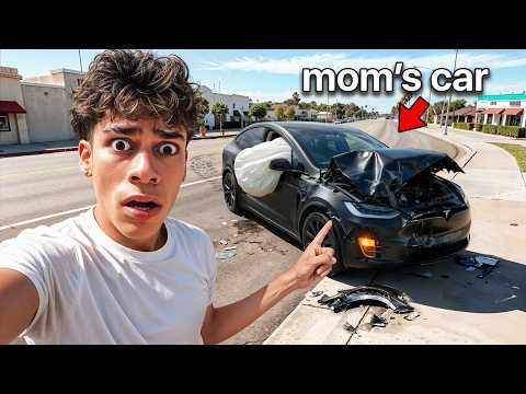I Crashed My Moms CAR..