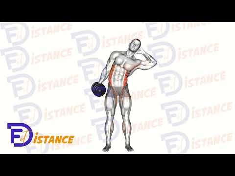 Inclinaisons latérales avec haltères - Exercice Inclinaisons latérales avec haltères en vidéo