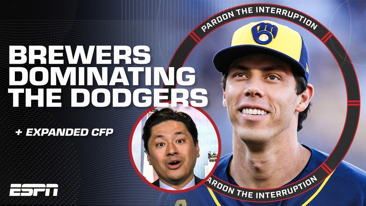 Brewers vs. Dodgers & Rays vs. Guardians reaction 🍿 + Expanded College Football Playoff | PTI