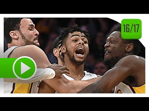 D'Angelo Russell Full Highlights vs Timberwolves (2017.04.09) - 16 Pts, Game-Winner!