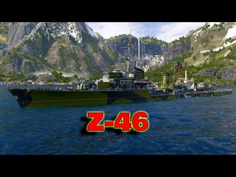Meet The Z-46! Tier 8 German Destroyer (World of Warships Legends)