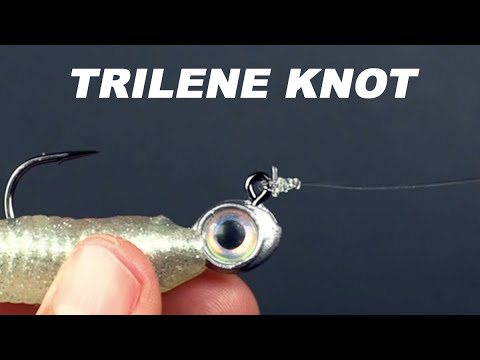 How To Tie The Trilene Knot With Monofilament (Quick & Strong Snug Knot)