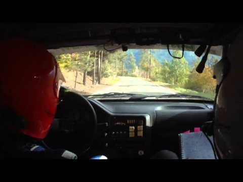 Cameracar crash Jolly Rally Aosta 2012 Pollichieni-Gamba 106 FN2