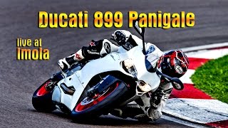 preview picture of video 'Ducati 899 Panigale live @ Imola Circuit'