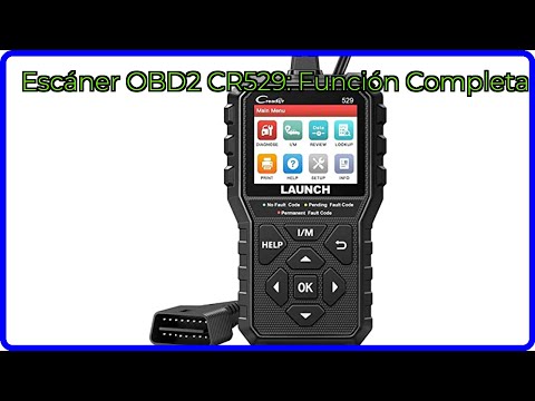 RESEÑA (2025) : Escáner OBD2 CR529: Función Completa. DETALLES ESENCIALES