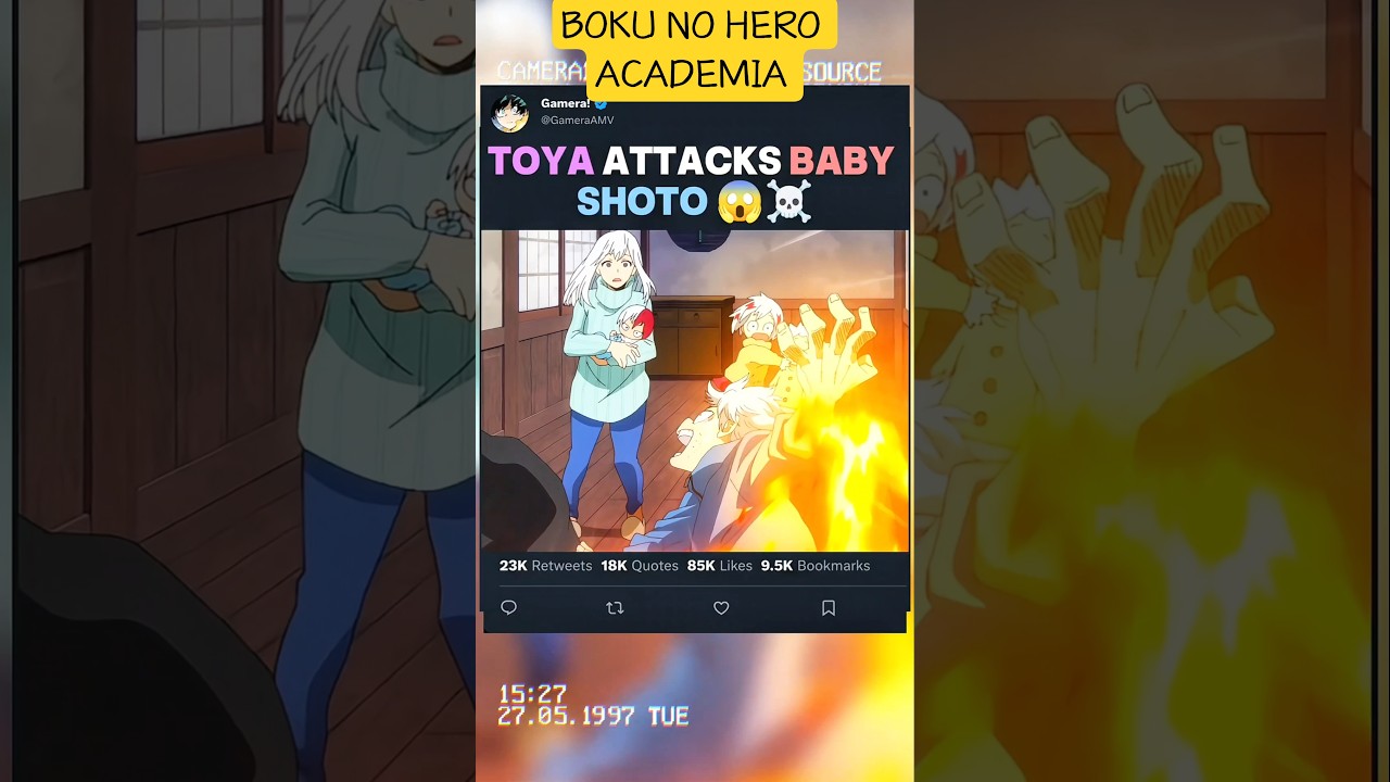 TOYA attacks BABY SHOTO 😱☠️ | #myheroacademia #edit #mha #amv #anime