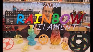 Printing in RAINBOWS! — Tronxy Multi-Color Filament Review