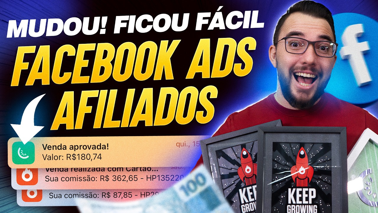 Facebook Ads para AFILIADO (Atualizado) Primeira Venda PASSO A PASSO
