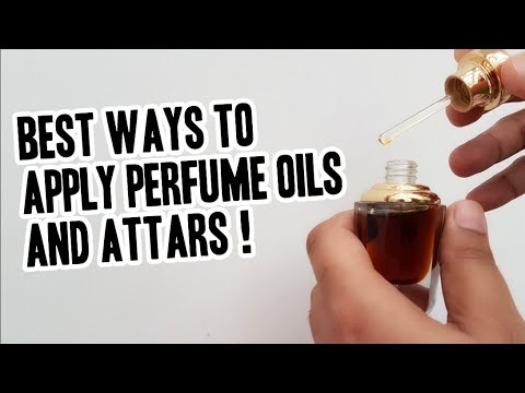 Part of a video titled How to apply Attar & perfume oils ? Tips & Tricks - YouTube