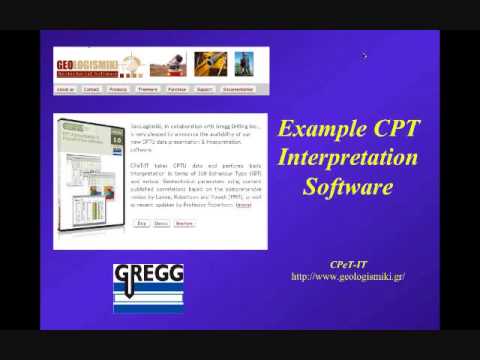 Webinar #1: Introduction to Cone Penetration Testing (CPT) by P.K. Robertson Sept 28, 2012