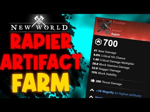 How To Farm FINISHER - Rapier Artifact! Boss spawns now! ⚔️New World