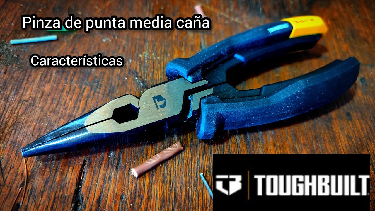 alicate de punta media caña toughbuilt #toughbuilt #pinzas #herramientas 