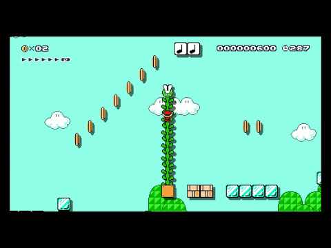 Super Mario Maker Sample Course 6-3 Remix Ice