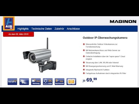 UNBOXING - MAGINON® VISION Outdoor IP-Überwachungskamera IPC-20 C