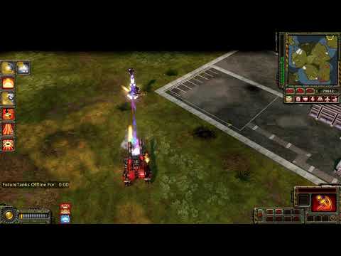C&C Red Alert 3 Uprising Apocalypse tank vs Spectrum tower