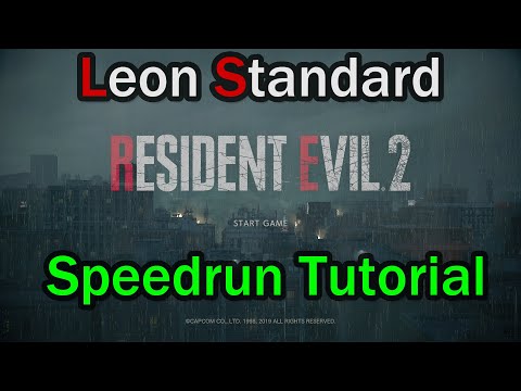 (2024) Resident Evil 2 Leon A Standard 120FPS Updated Speedrun Guide