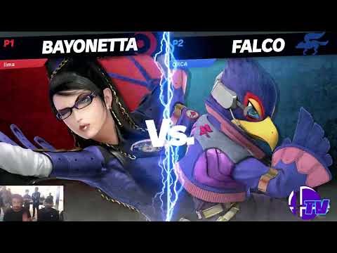 WaveDash 2023 Losers Top 24 - Larry Lurr (Falco) Vs. Lima (Bayonetta) - SSBU Tournament