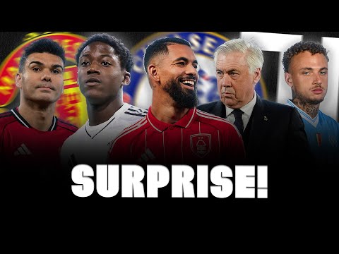 🚨 MAN UNITED  BIG UPDATE X2! DOUGLAS LUIZ SURPRISE! MAINOO, CHELSEA MOVE, ANCELOTTI…