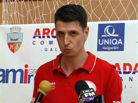 Ştire Etv - Arcada a învins Zalăul şi are nevoie de un succes pentru "decisiv" | 05.04.2016