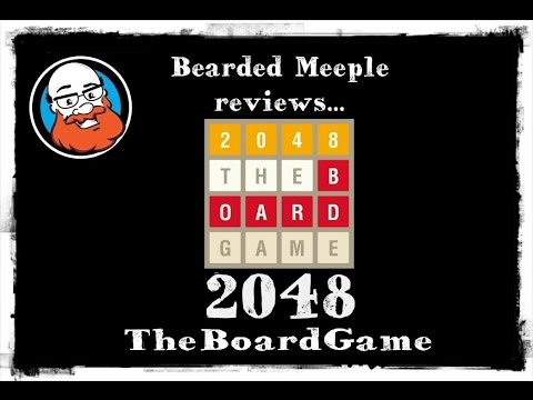 Bearded Meeple reviews : 2048 The Board Game