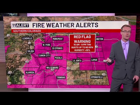 Critical to extreme fire danger Thursday