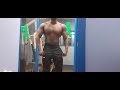 black muscle man chest bounce