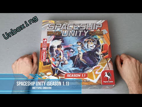 AUSGEPACKT! SPACESHIP UNITY Season 1.1 (Brettspiel) Unboxing! Was steckt im Karton?