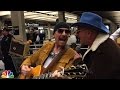 U2 Busks in NYC Subway in Disguise 