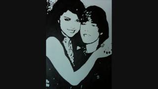 Selena Gomez &amp; Justin Bieber Pop Art Painting (&quot;Together Forever&quot;)