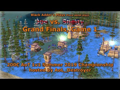 Summer 2019 Championship, GF - Joe vs. Shelty, Game 1 - Age of Mythology: The Titans