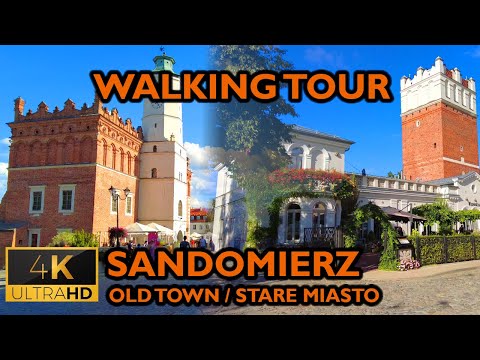 ⁴ᴷ⁶⁰ 🇵🇱 Sandomierz - Poland - Walking Tour (August 2021) [4K]
