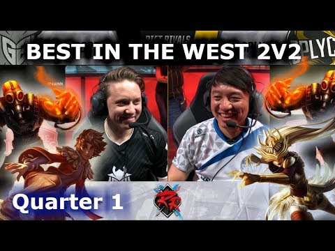 G2 Hjarnan & Wadid vs SPY Kobbe & Kasing | Quarter Finals - Best in The West | 2018 Rift Rivals LoL