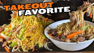 Better than takeout! Beef Chow Mein the Blackstone - Easy Chinese Griddle Recipe!