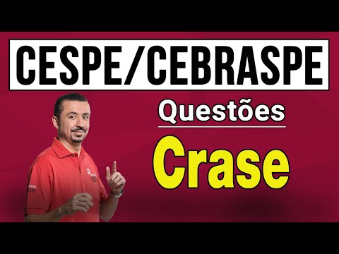 CESPE/CEBRASPE Questions - Crase (Contraction of Preposition and Article) - Prof. Andresan Machado