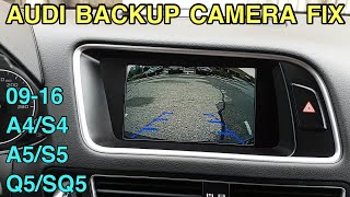 Audi Q5 / A4 / S4 / A5 / S5 Backup Camera DIY Repair / Fix HOW-TO