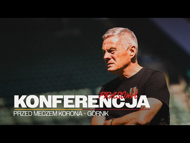 🎙️ Konferencja prasowa przed meczem Korona Kielce - Górnik Zabrze [NA ŻYWO] 🔴