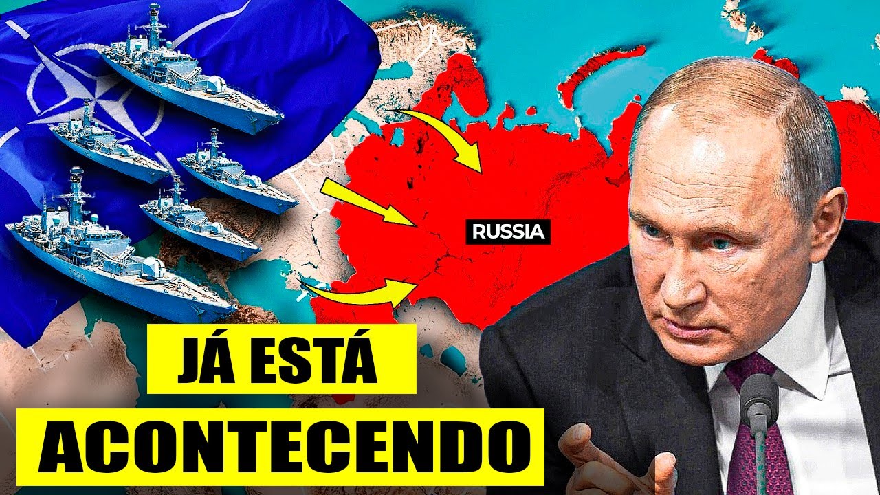 O PIOR pesadelo de Putin: a OTAN envia navios de guerra para a fronteira da Rússia