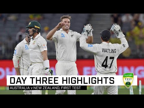 Aussies collapse under lights but hold dominant position | First Domain Test v New Zealand