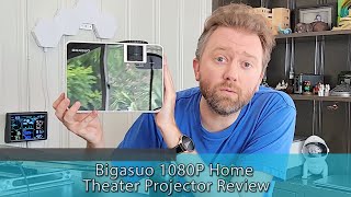 EASY TO USE PROJECTOR - Bigasuo 1080P Home Theater Projector Review